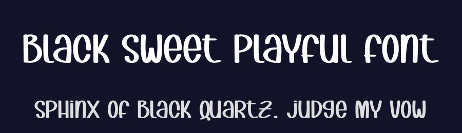 Black Sweet Playful Font by andikastudio — Script Handwritten Font — thumbnail 2