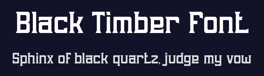 Black Timber Font by PutraCetol Studio — Slab Serif Font — thumbnail 2