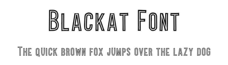 Blackat Font by Benawa Studio โ Display Font