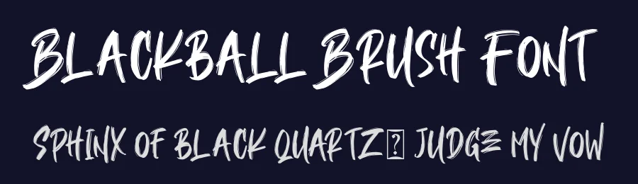 Blackball Brush Font by Abraham Type — Script Handwritten Font — thumbnail 2
