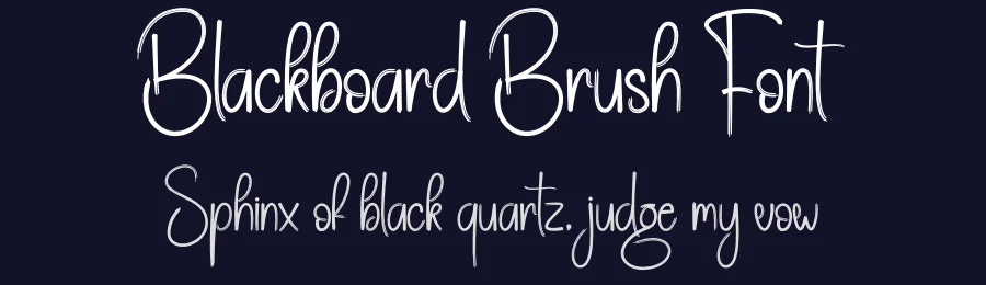 Blackboard Brush Font by creativeletter — Script Handwritten Font — thumbnail 2