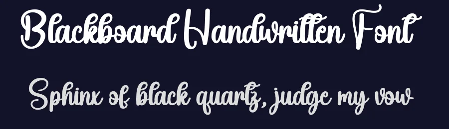 Blackboard Handwritten Font by creativeletter — Script Handwritten Font — thumbnail 2