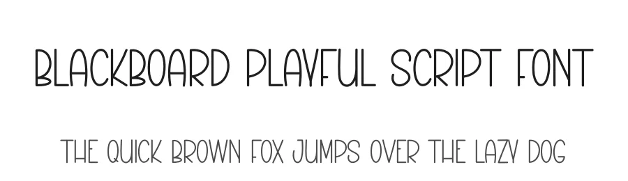 Blackboard Playful Script Font by creativeletter — Script Handwritten Font