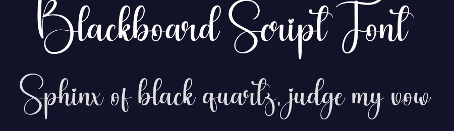 Blackboard Script Font by creativeletter — Script Handwritten Font — thumbnail 2