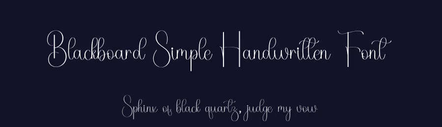 Blackboard Simple Handwritten Font by freshtypeink — Script Handwritten Font — thumbnail 2