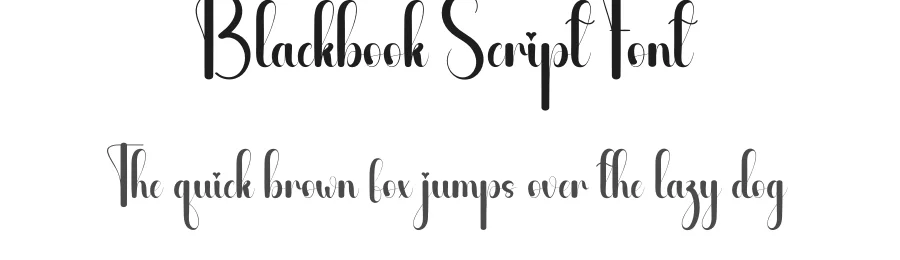 Blackbook Script Font by andikastudio — Script Handwritten Font
