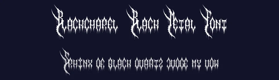Blackchapel | Black Metal Font by Denustudios — Display Font — thumbnail 2