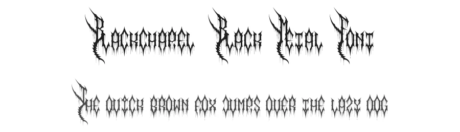 Blackchapel | Black Metal Font by Denustudios — Display Font
