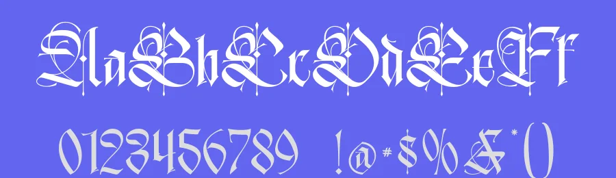 Blacker Spirit Font by Thomas Aradea — Blackletter Font — thumbnail 3