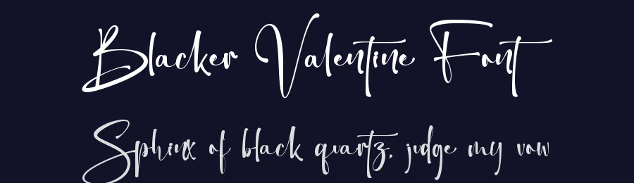 Blacker Valentine Font by Thomas Aradea — Script Handwritten Font — thumbnail 2