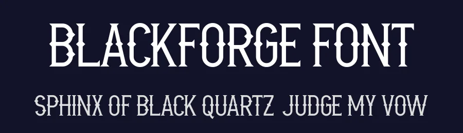 Blackforge Font by Luxima — Display Font — thumbnail 2