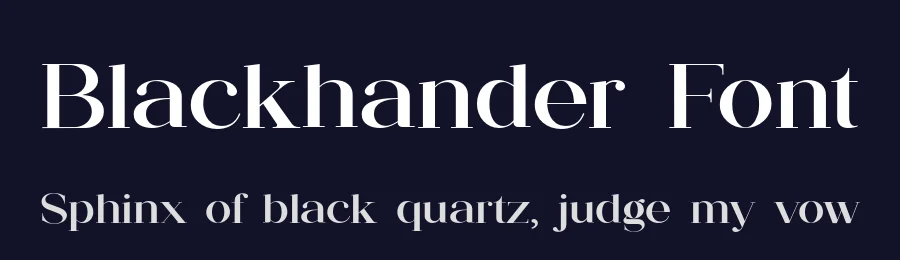 Blackhander Font by UICreative — Serif Font — thumbnail 2