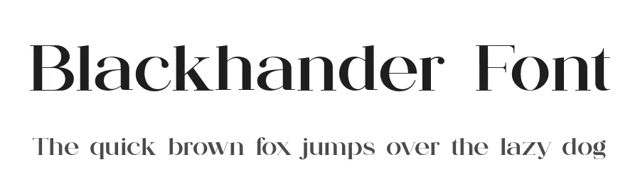Blackhander Font by UICreative — Serif Font