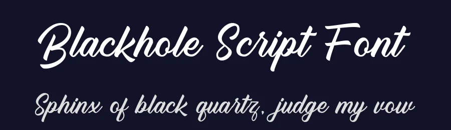 Blackhole Script Font by MayoDesign — Script Handwritten Font — thumbnail 2