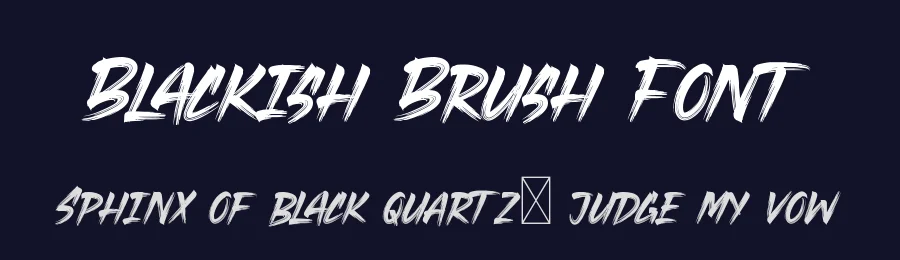 Blackish Brush Font by nihstudio — Script Handwritten Font — thumbnail 2