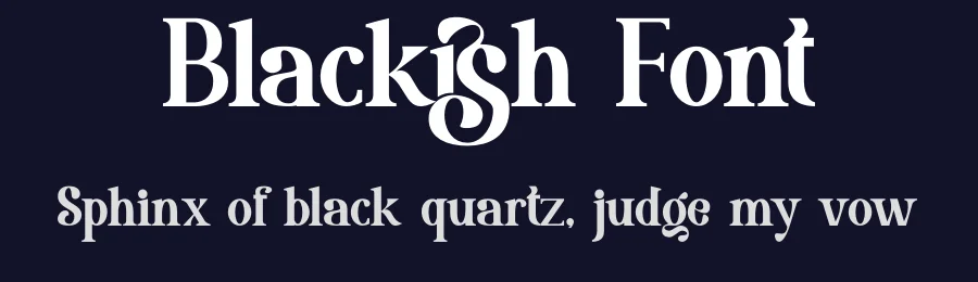 Blackish Font by MasyafiStudio — Serif Font — thumbnail 2