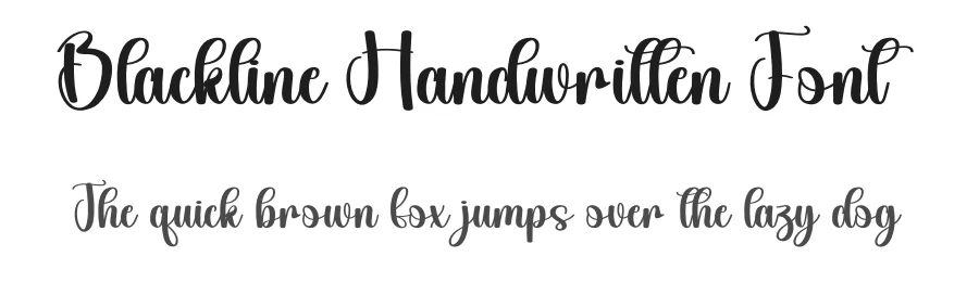 Blackline Handwritten Font by andikastudio — Script Handwritten Font