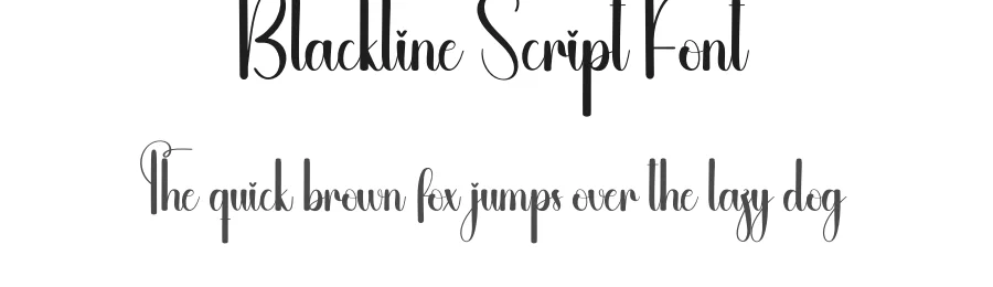 Blackline Script Font by andikastudio — Script Handwritten Font