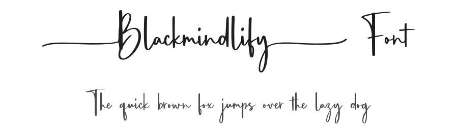 Blackmindlify Font by Allouse.Studio — Script Handwritten Font