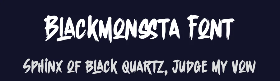 Blackmonssta Font by Almarkhatype — Script Handwritten Font — thumbnail 2
