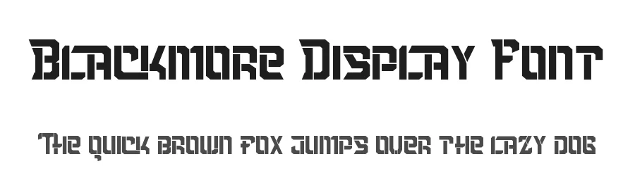 Blackmore Display Font by fontkong — Display Font