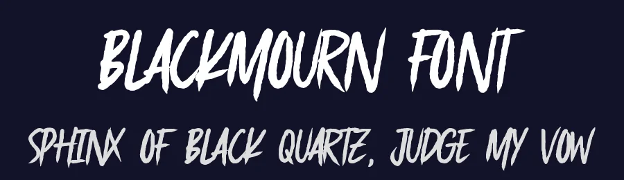 Blackmourn Font by Allouse.Studio — Display Font — thumbnail 2