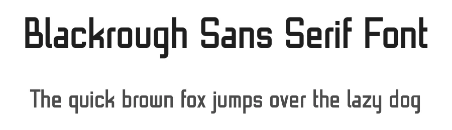 Blackrough Sans Serif Font by Sign Studios — Decorative Font