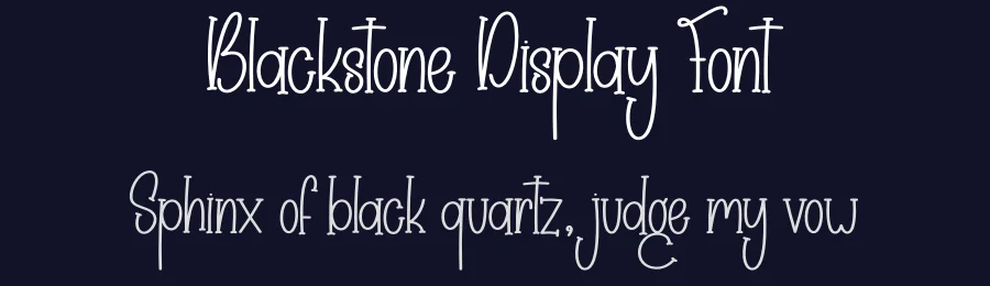 Blackstone Display Font by creativeletter — Display Font — thumbnail 2