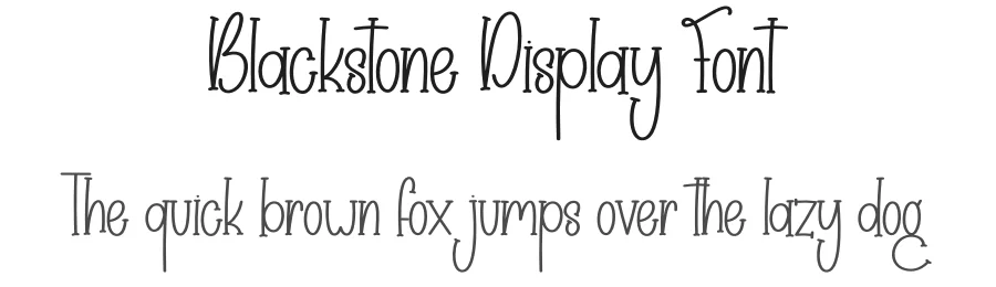 Blackstone Display Font by creativeletter — Display Font