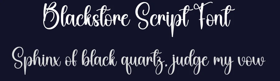 Blackstore Script Font by andikastudio — Script Handwritten Font — thumbnail 2