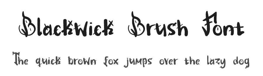 Blackwick Brush Font by Dmletter studio — Script Handwritten Font
