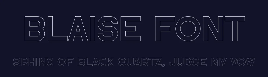 Blaise Font by vpcreativeshop — Display Font — thumbnail 2