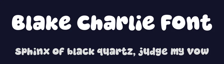Blake Charlie Font by grezlinestudio — Display Font — thumbnail 2