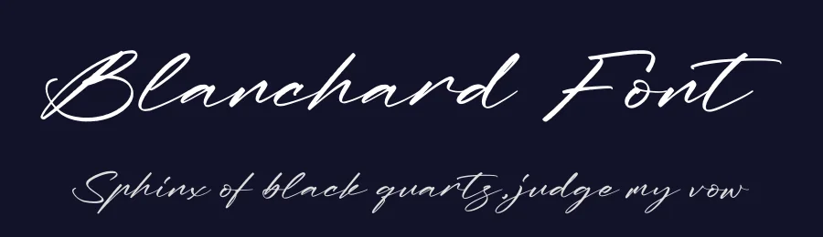 Blanchard Font by glorytype — Script Handwritten Font — thumbnail 2