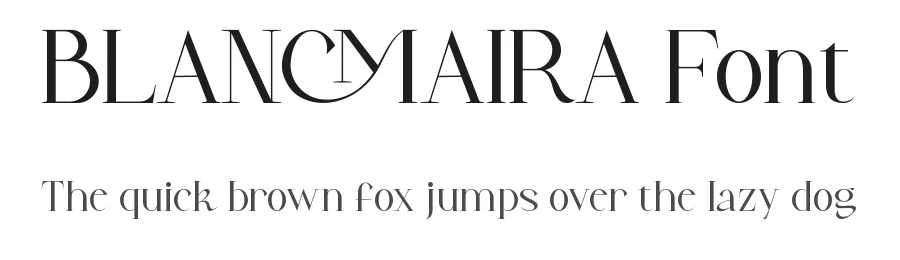 Blancmaira Font by nihstudio — Display Font
