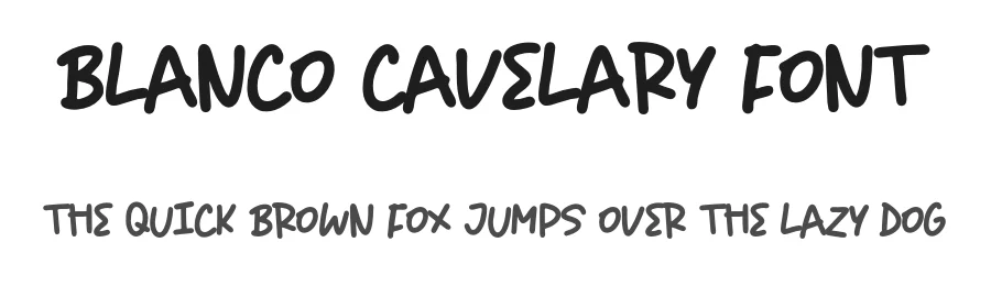Blanco Cavelary Font by Anxietype Foundry — Decorative Font