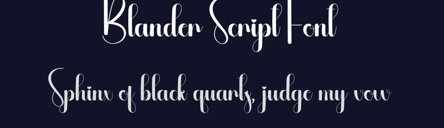 Blander Script Font by andikastudio — Script Handwritten Font — thumbnail 2