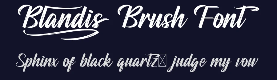 Blandis Brush Font by RaisProject — Script Handwritten Font — thumbnail 2