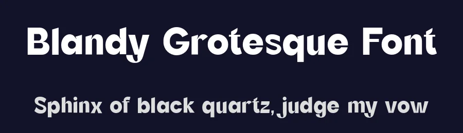 Blandy Grotesque Font by UICreative — Sans Serif Font — thumbnail 2