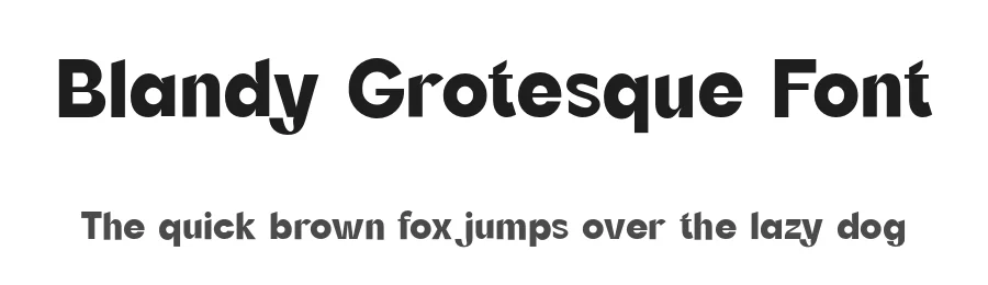 Blandy Grotesque Font by UICreative — Sans Serif Font