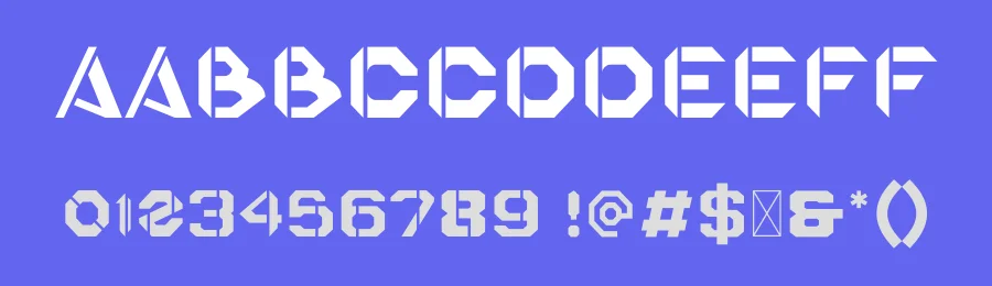 Blank Brain Font by Maiko Hatta — Display Font — thumbnail 3