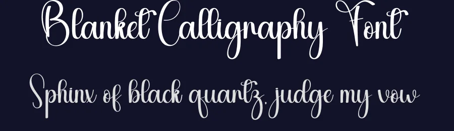 Blanket Calligraphy Font by andikastudio — Script Handwritten Font — thumbnail 2