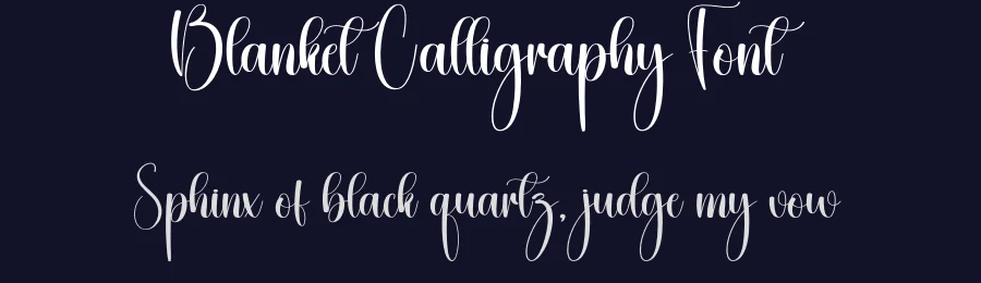 Blanket Calligraphy Font by creativeletter — Script Handwritten Font — thumbnail 2