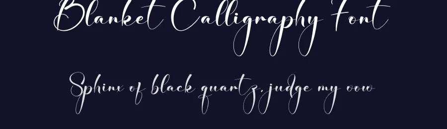 Blanket Calligraphy Font by creativeletter — Script Handwritten Font — thumbnail 2