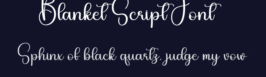 Blanket Script Font by andikastudio — Script Handwritten Font — thumbnail 2