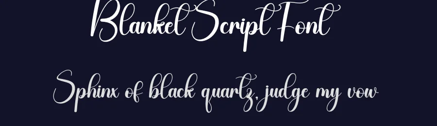 Blanket Script Font by creativeletter — Script Handwritten Font — thumbnail 2