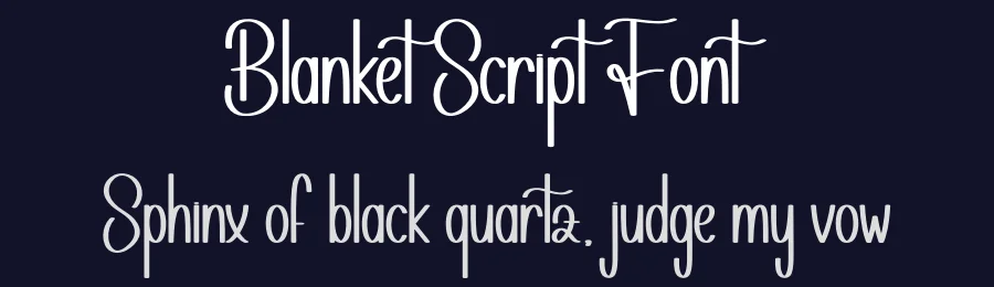 Blanket Script Font by andikastudio — Display Font — thumbnail 2