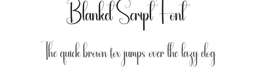 Blanket Script Font by andikastudio — Script Handwritten Font