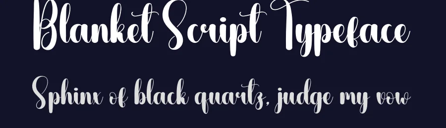 Blanket Script Typeface by andikastudio — Script Handwritten Font — thumbnail 2