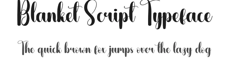 Blanket Script Typeface by andikastudio — Script Handwritten Font